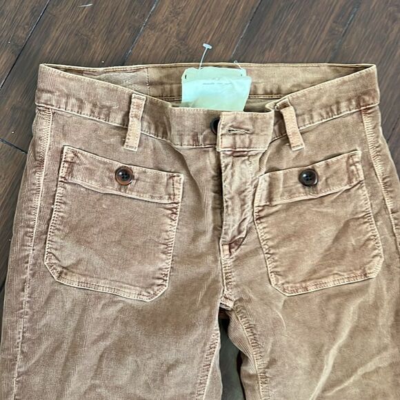 Textile Elizabeth & James Corduroy NEW Flared Jeans - Size 28 - NWT - Picture 3 of 6